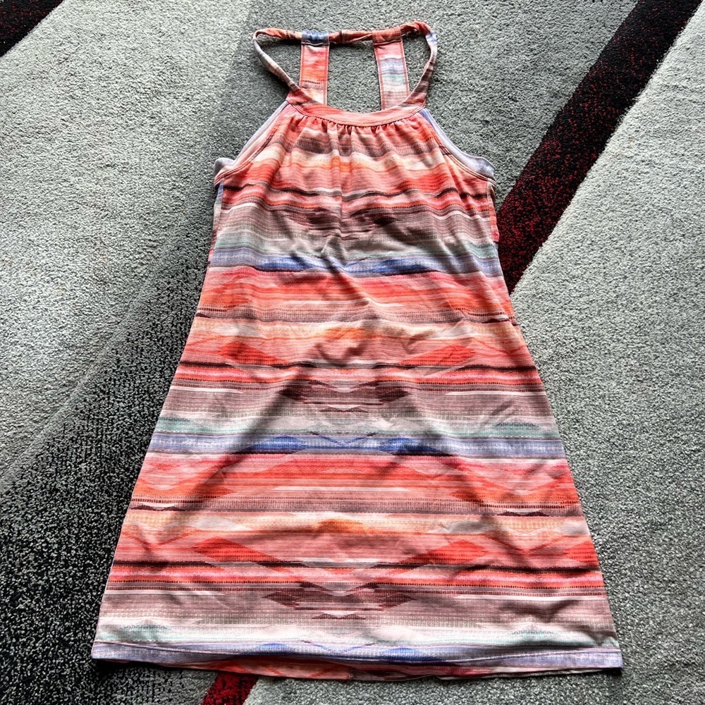Prana Coral Multi Athletic Mini Dress